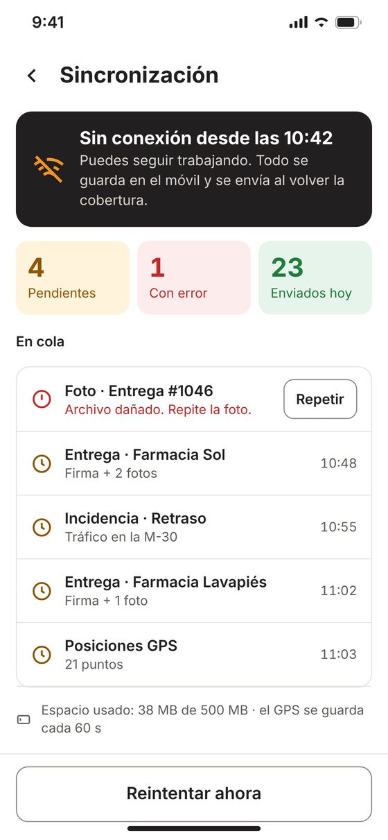 Sincronización sin cobertura