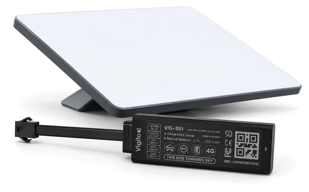 Antena Starlink Mini con localizador GPS Vigilo